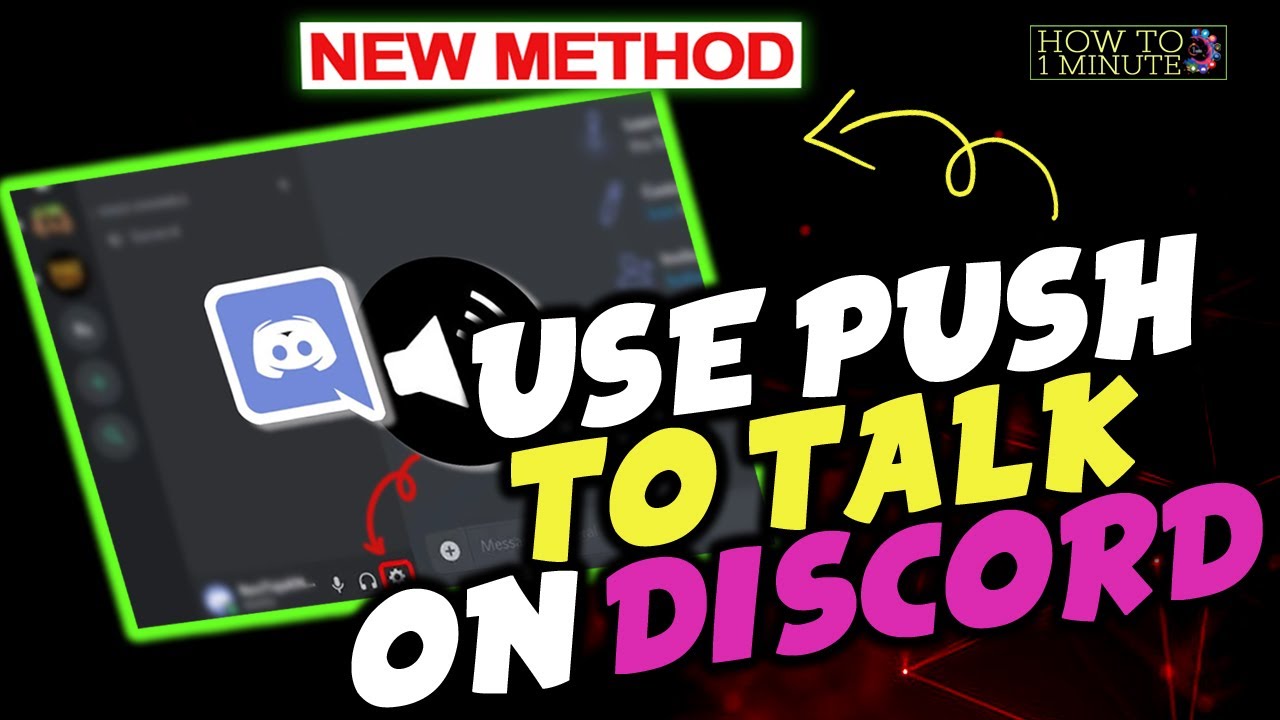 How to use push to talk on discord 2024 YouTube