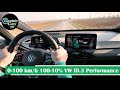 Acceleration 0-100 100-10% VW ID.3 Performance - Electric Cars TV