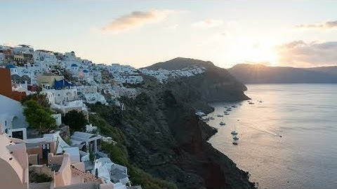 Sunrise in Santorini Oia Greece | Videohive Project Templates