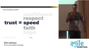 Trust as foundation of DevOps | Agile Bodensee 2018