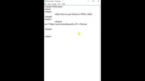 How to use iframe in HTML | Beginners HTML Tutorials #shorts