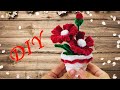 DIY Chenille Flower Pot – Easy & Beautiful Mother’s Day Gift Idea | DG Handmade