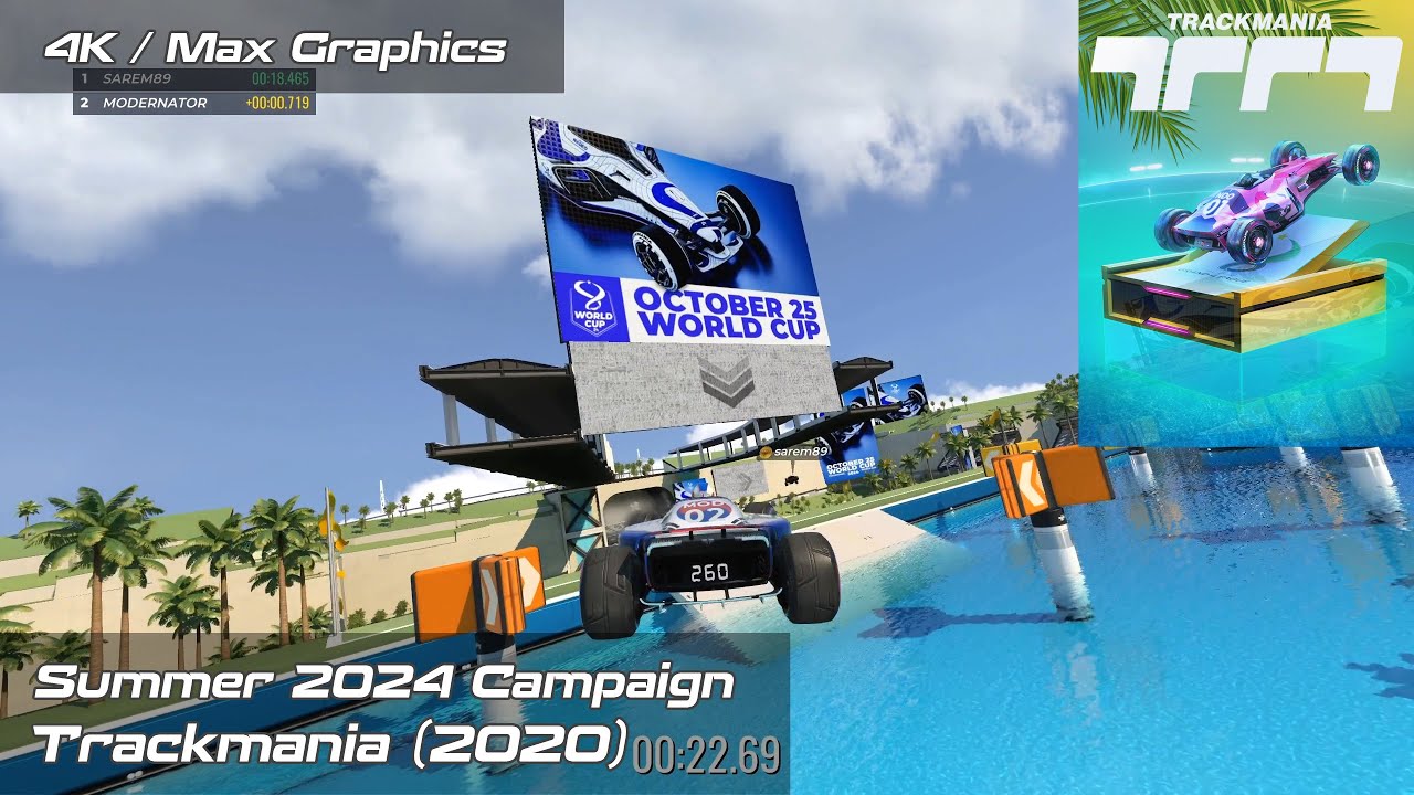 Trackmania (2020) - Summer 2024 Campaign Play Through | Max Graphics ...