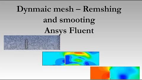Dynamic mesh Ansys fluent | Remeshing and smoothing method