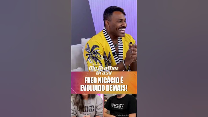 Fred Nicácio é muito evoluido!