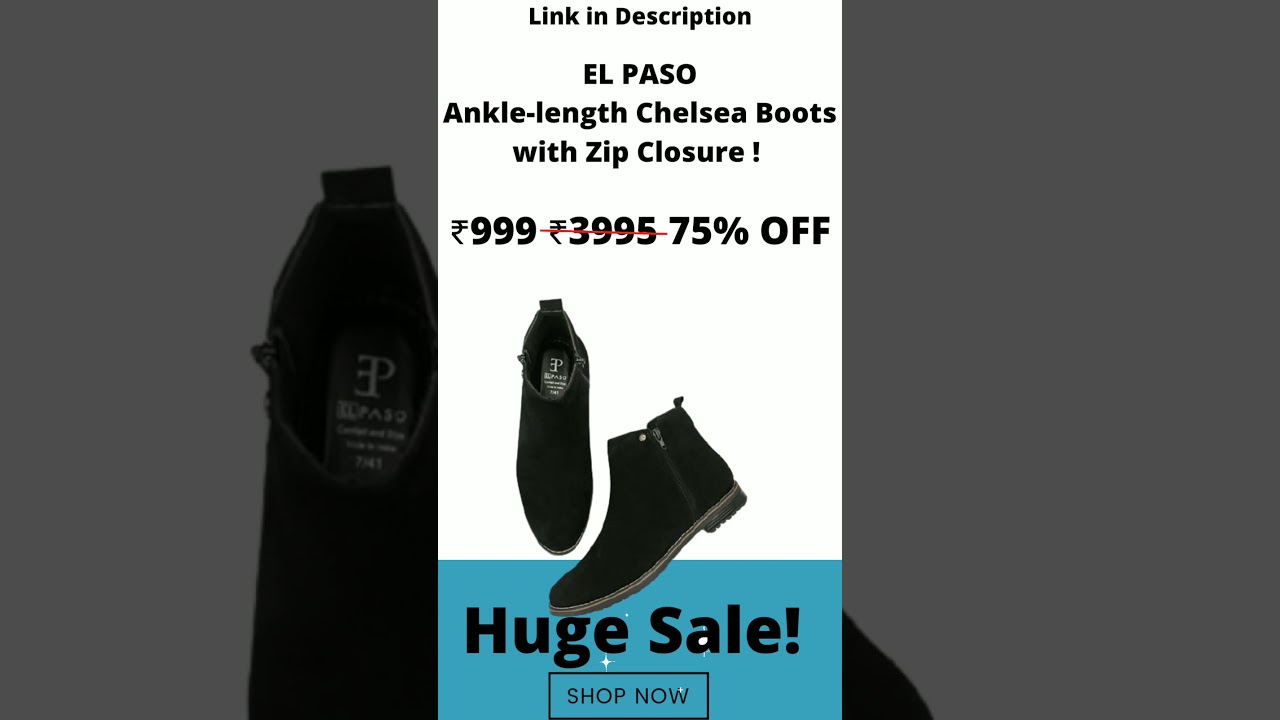 ajio Huge Sale on ankle shoes! 