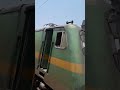 croosing with wag9hc with passenger train || #view #youtube #ytshorts #train