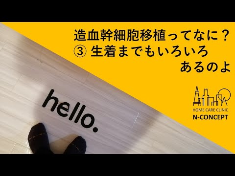 【宮下、血液内科】造血幹細胞移植ってなに？③ 生着までもいろいろあるのよ【N-CONCEPT、訪問診療、札幌】