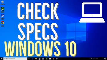 How to Check System Specs on Windows 10
