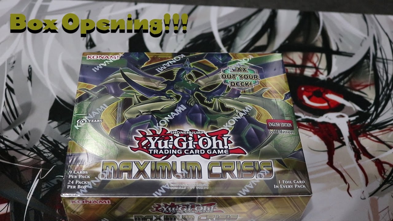YuGIOh Maximum Crisis Box Opening | Phenomenal Pulls!