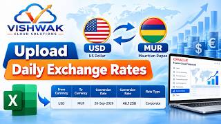 How to Create Daily Exchange Rates in Oracle Fusion | Step-by-Step Guide | Vishwak Cloud Solutions |