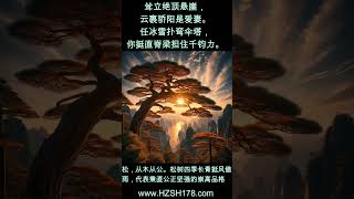 汉字诗话【松】《秉直公正当如松》 作者朗诵:江毅 #文化 #艺术 #汉字赏析 #人生感悟 #情感 #正能量 #爱情 #和谐 #美丽