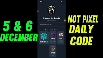 Not Pixel Secret Word | Not Pixel Airdrop Secret Code Today | Not Pixel Airdrop Secret Code