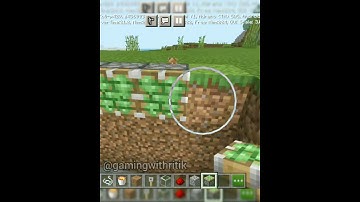 How To make automatic feet sensor Lava Bridge in Minecraft //#shorts