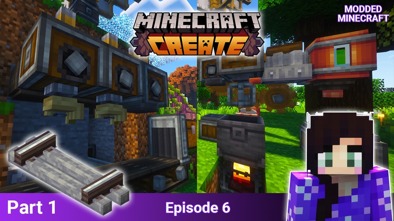 Minecraft Create Contraptions All About #Trains with #CreateMod: Mastering the Contraption Essentials ...