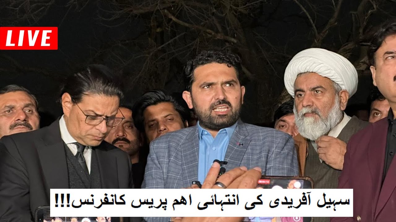 CM KPK Sohail Afridi Important Press Conference || Shamal Radio Live