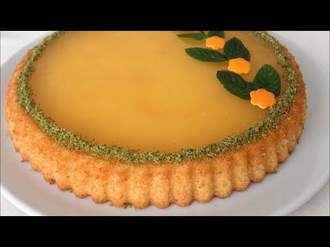 KOLAY PRATİK VE BASİT💯PORTAKAL SOSLU TART KEK