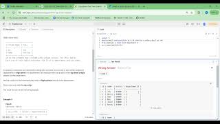 Leetcode SQL Problem no185 (Hard Difficulty) #dataanalyst #powerbi #python #leetcode #sql