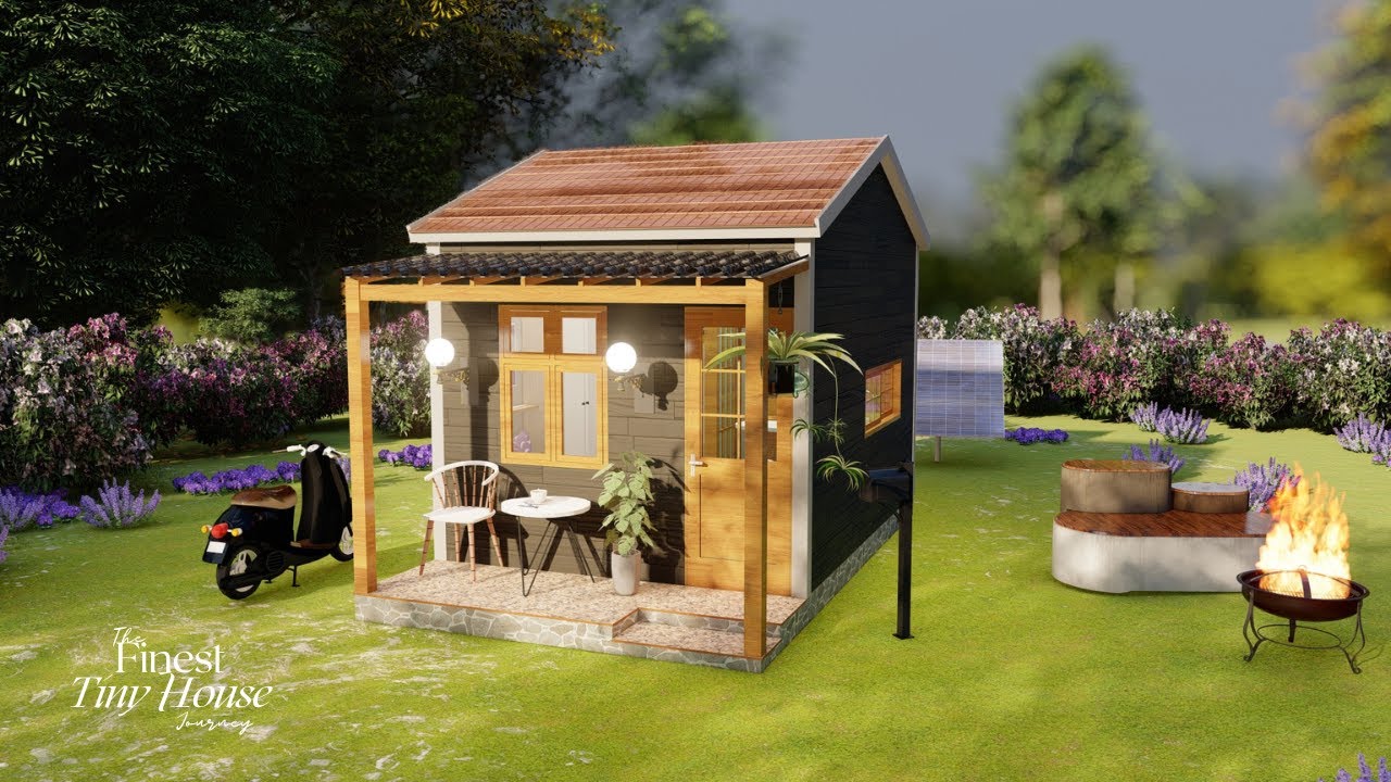 How to live small and live big a simple 3x4 meter tiny house design
