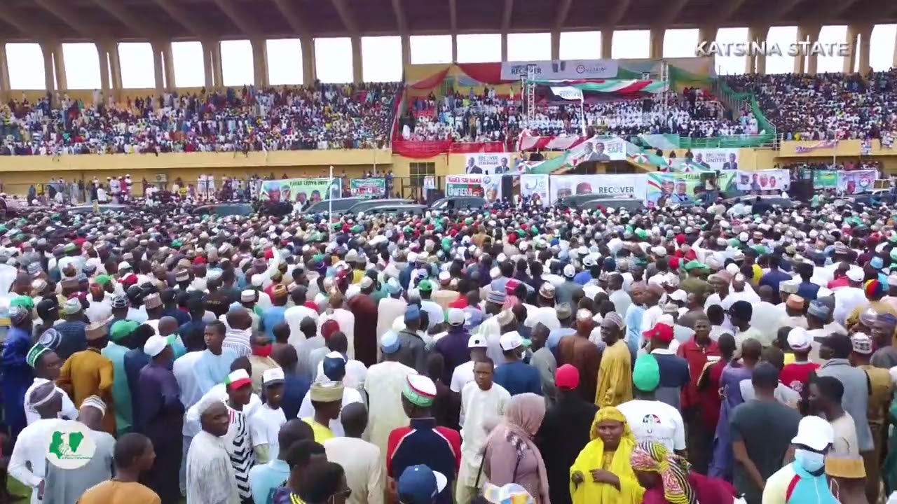 H.E Atiku Abubakar and Ifeanyi Okowa Storm Katsina for the 2023 PDP Presidential Campaign Rally