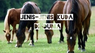 Jenis-jenis Kuda Di seluruh dunia