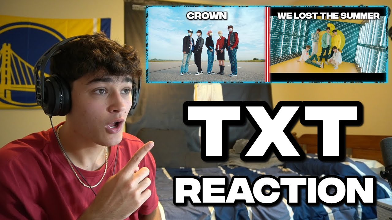 FIRST TIME HEARING TXT - 'CROWN' & 'We Lost The Summer' MV REACTION!