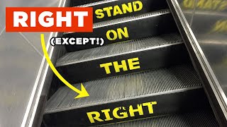 Escalators: We're Not Doing it Wrong (Mostly) Escalators: We're Not Doing it Wrong (Mostly)