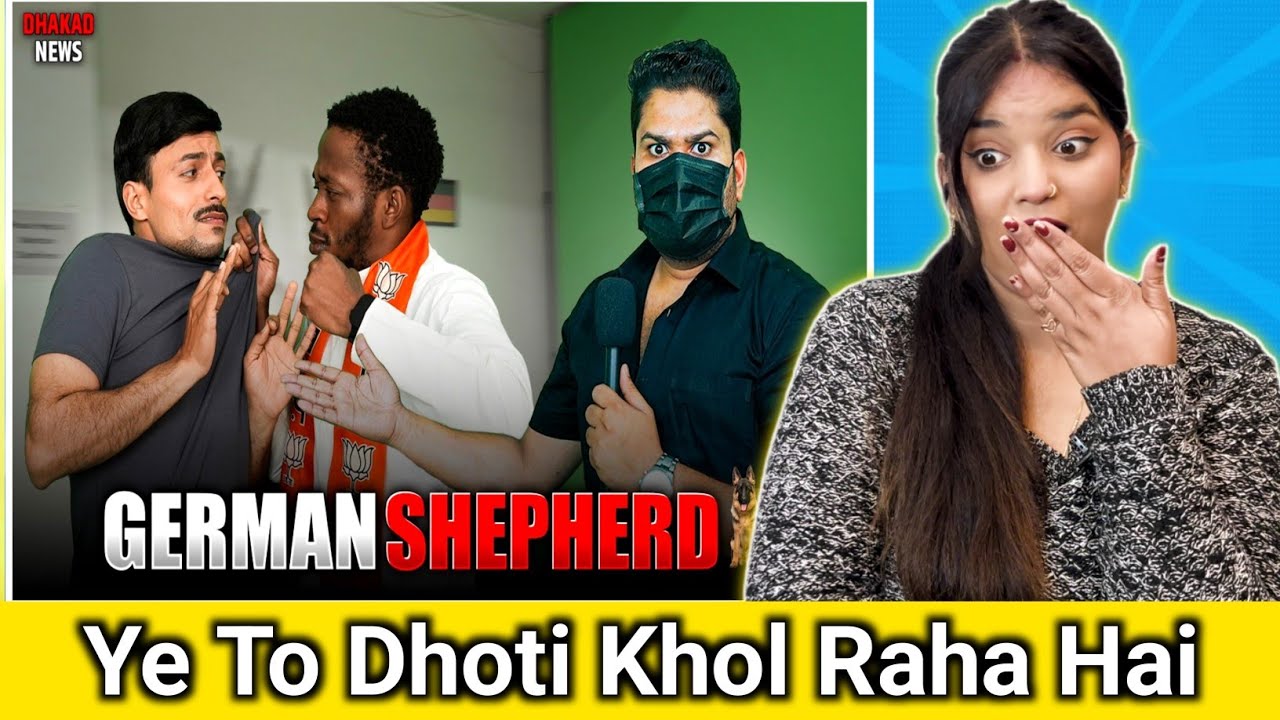 German Shepherd Exposed | Dhurav Rathee | Harsh Rajput | Dhakad Reporter | REACTION | SWEET CHILLIZ