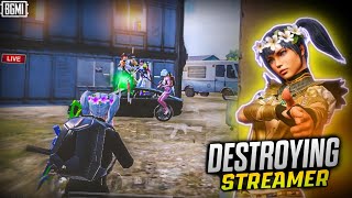 DESTROYING STREAMER 1V4 CLUTCHES BGMI 3.0 UPDATE I PHONE 13 60 FPS BGMI