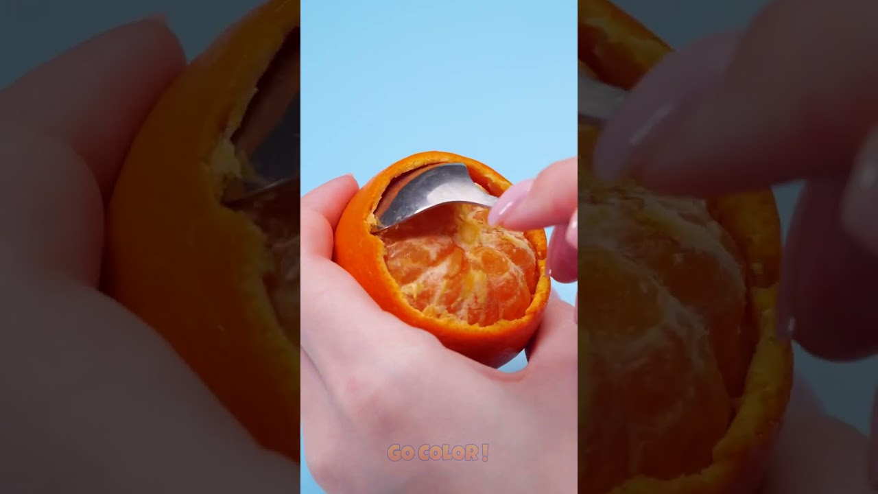 Turn a Mandarin into a Glowing Light! 🍊💡 