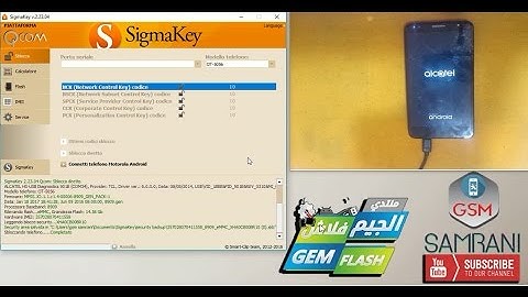 UNLOCK ALCATEL 5056X POP 4 PLUS WITH SIGMA KEY طريقة فك شفرة