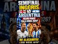 Inggris vs Argentina: Rivalitas Terpanas Piala Dunia 2026! #shorts #wordcup #semifinal