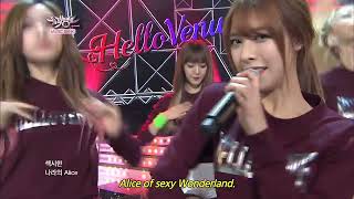 Hellovenus - Wigglewiggle | 헬로비너스 - 위글위글 [Music Bank HOT Stage / 2015.01.02]