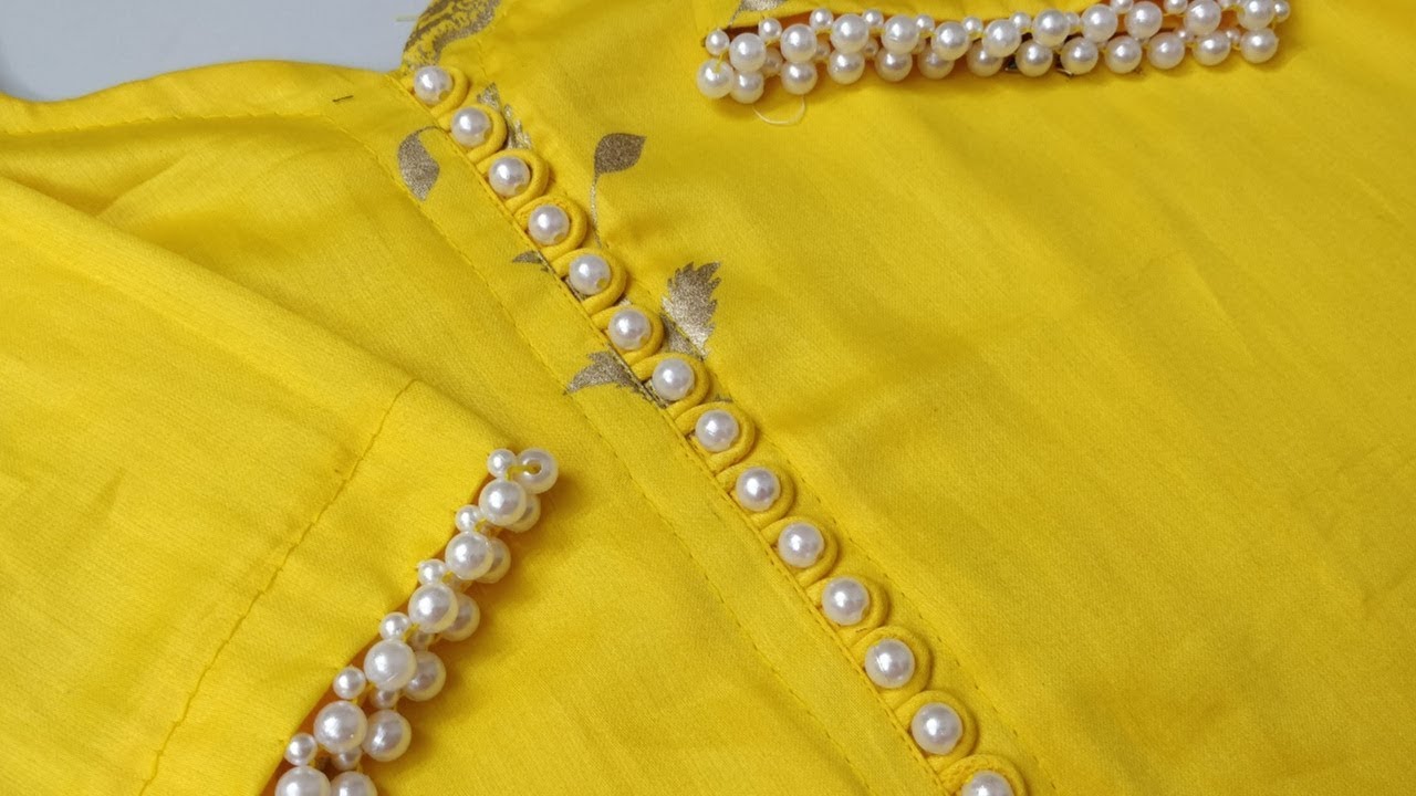 Red Chikankari Pearl Beads and Cut Dana Kurta and Dupatta