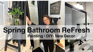 2024 DIY BATHROOM MAKEOVER | 2024 DIY BATHROOM REFRESH | SPRING BATHROOM REFRESH