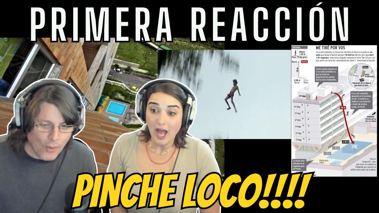 CHARLY GARCIA - SE AVIENTA DEL 9no PISO!!!! SU SALTO INMORTAL | PAREJA Gringa & Aleman REACCIONA