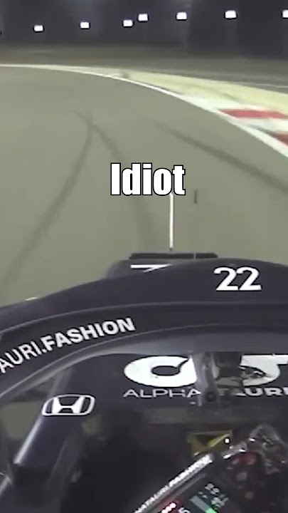 Yuki Tsunoda is bothered by noise on the radio. —#yuki #yukitsunoda #f1