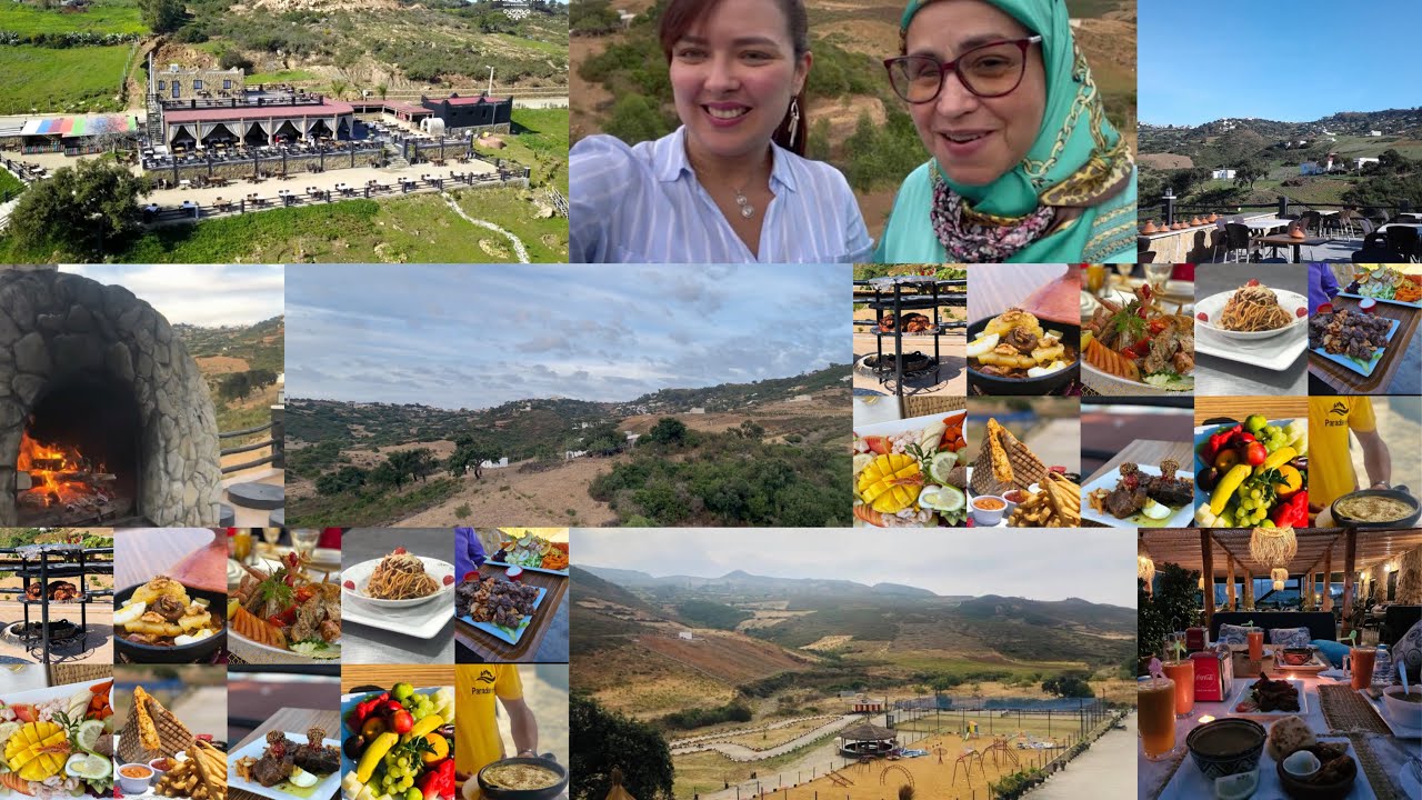 مقهى و مطعم paradise inn tanger  فوق الجبل طبيعة خلابة و اجواء البادية ما سخينا نجيو