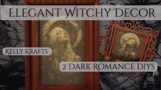 2 Elegant Witch Decor Diys Gothic Frames Dark Romantic Wall Art