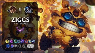 Ziggs Carry vs Jinx - EUW Master Patch 14.7