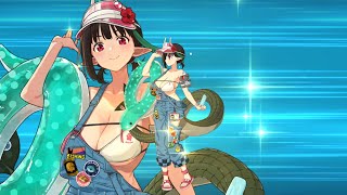 【FGO】Summer Biscione (Caster) Servant Demonstration【Fate/Grand Order】