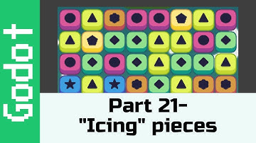 Part 21 - "Icing" tiles: Make a game like Candy Crush using Godot