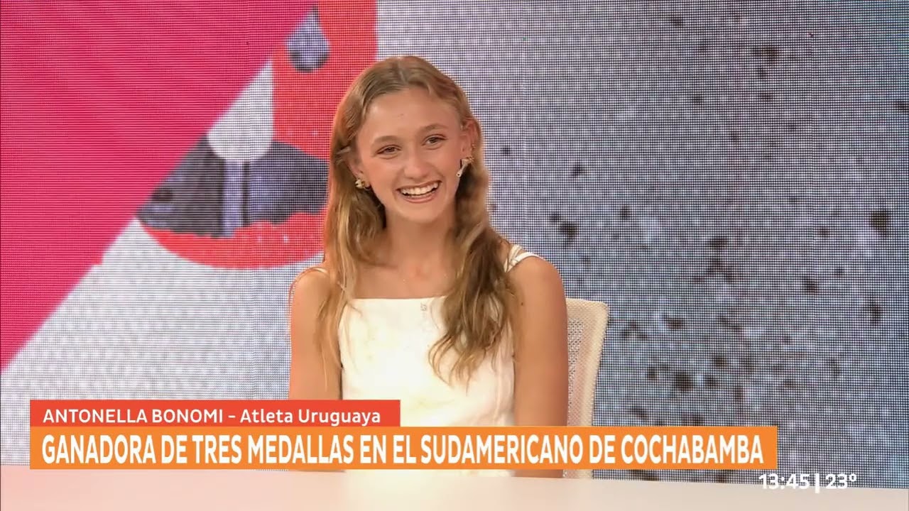 En #Deportes5 recibimos a Antonella Bonomi, atleta uruguaya