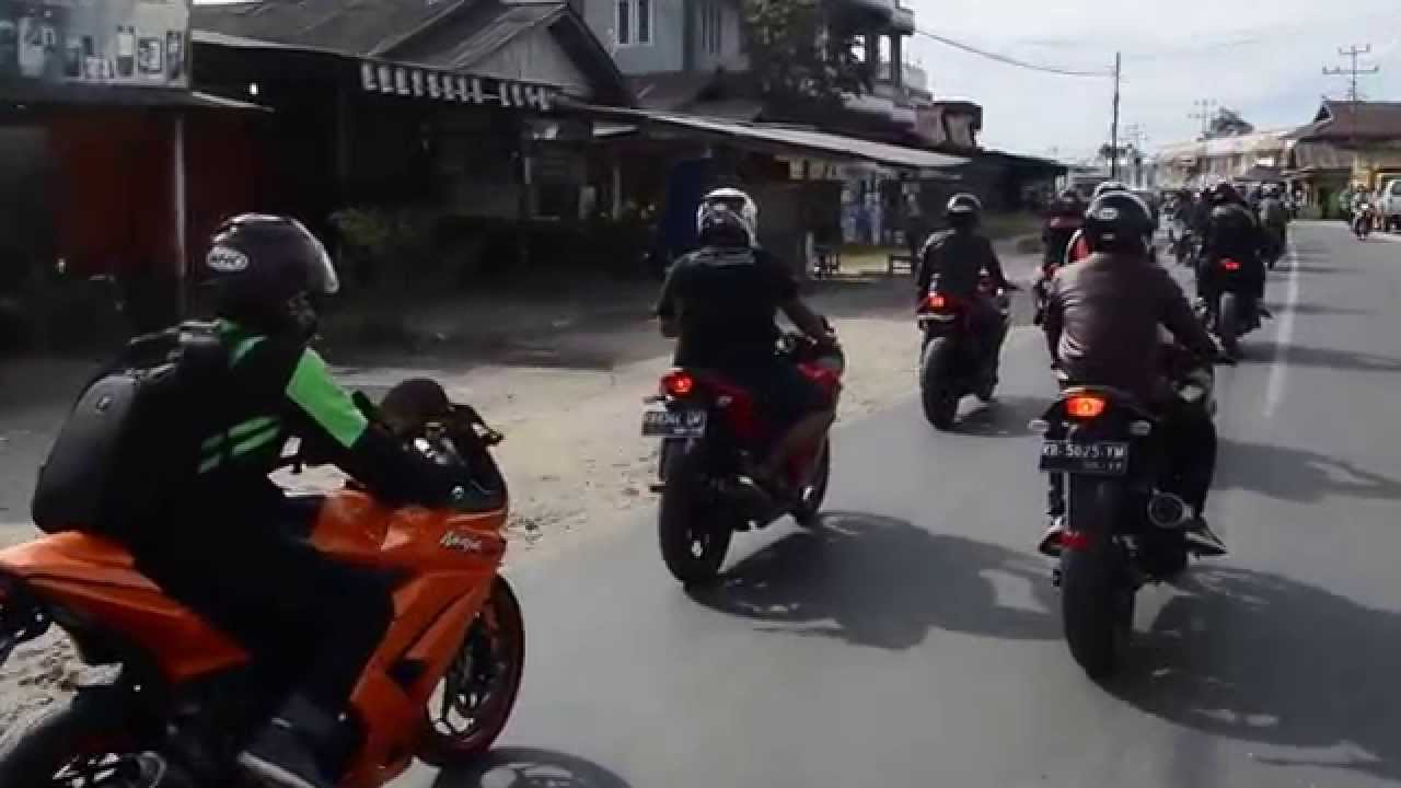 Touring Kawasaki Ninja Indonesia Reg 1 Kalimantan YouTube