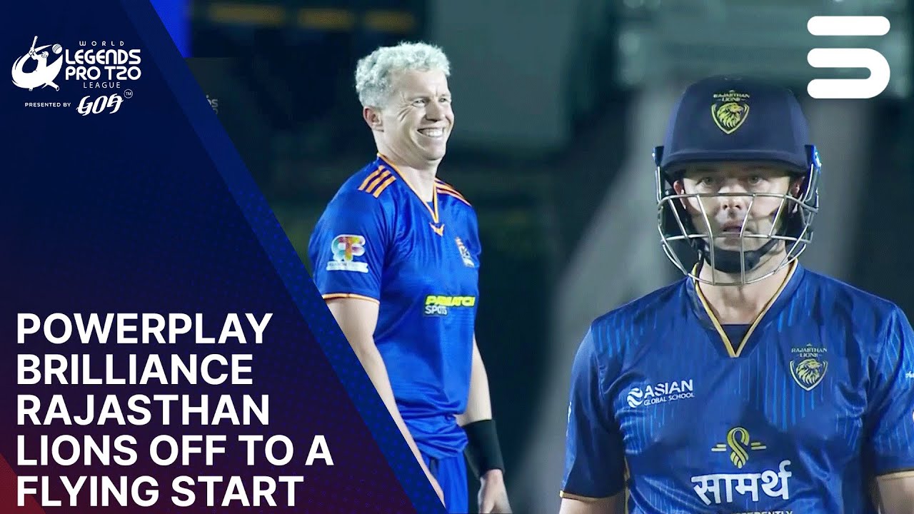 2nd Innings Powerplay | Rajasthan vs Maharashtra | M 3 | World Legends T20 Pro League | ZL1K