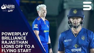 2nd Innings Powerplay | Rajasthan vs Maharashtra | M 3 | World Legends T20 Pro League | ZL1K