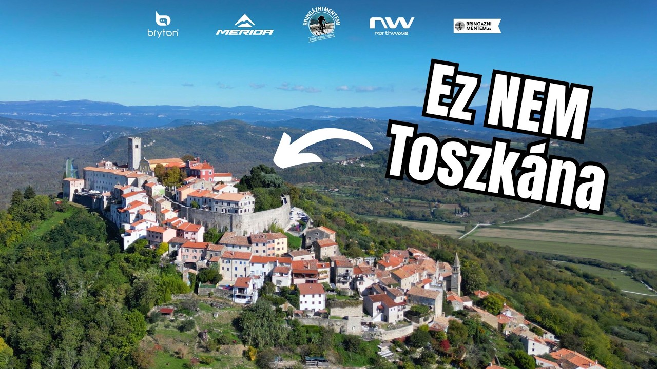 🇭🇷 Isztria legszebb tájain kerékpároztam – ilyen a horvát Parenzana