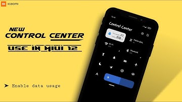New Mi Control Center Update | Data Usage in Miui 12