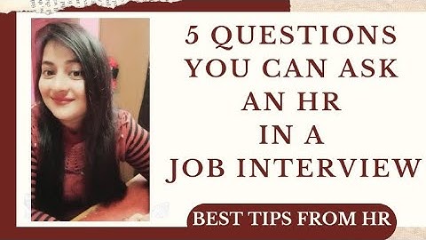 Job Interviews | 5 Questions you can ask from an HR #interviewquestion #hr #readytogetupdate