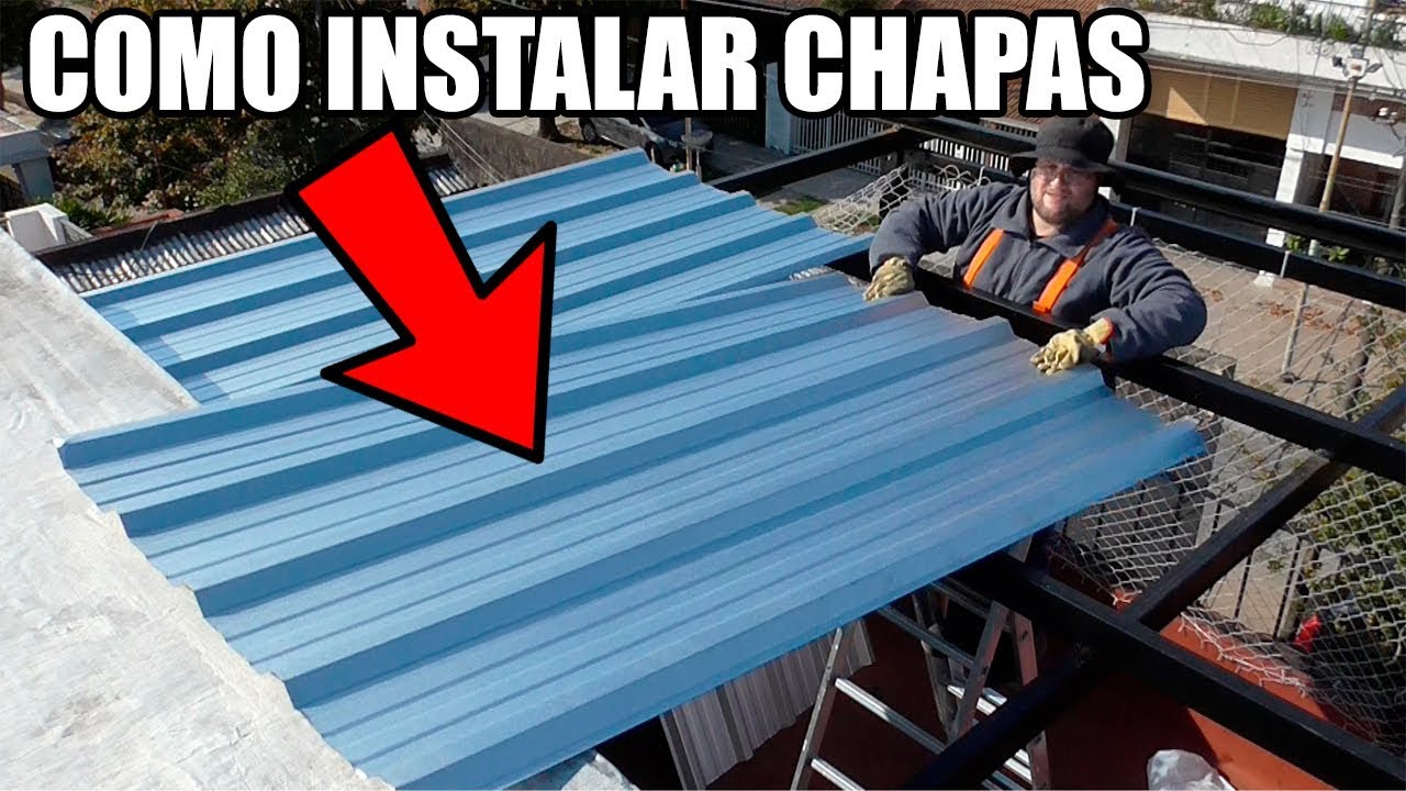 aceptar Generador Excretar How to install sheet metal roof. - YouTube